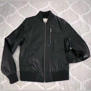 a new day Black Bomber Jacket